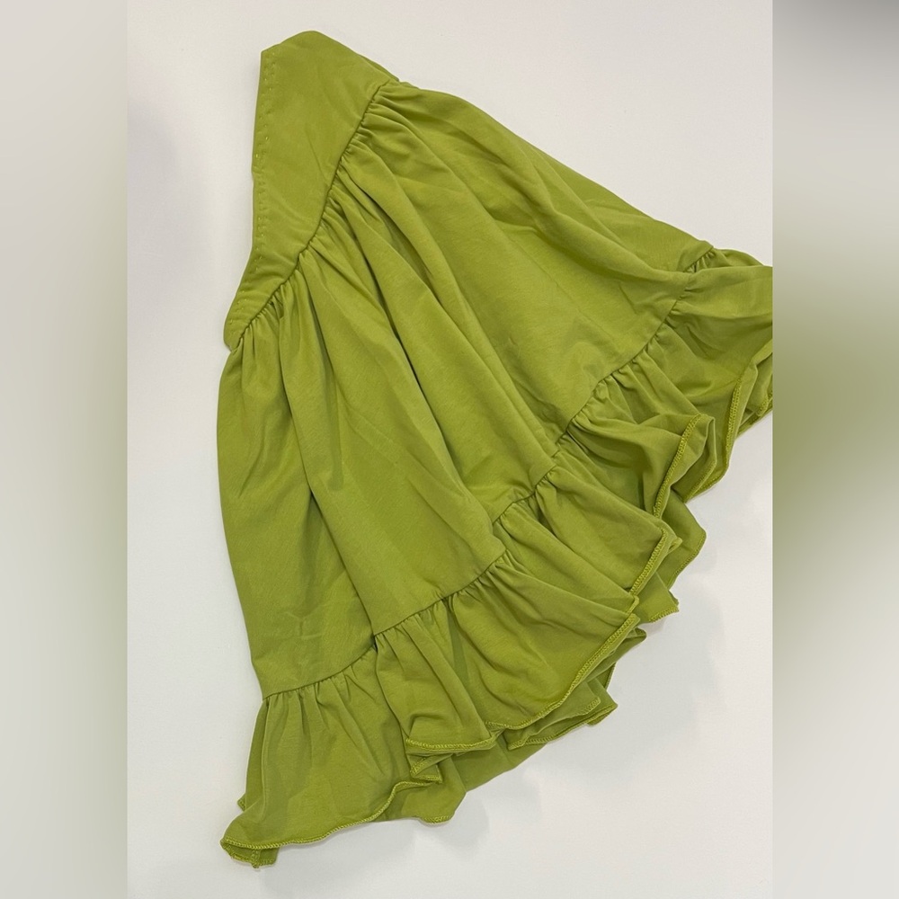 3/$10 Girls’ Hijab in Green with ruffles